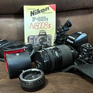 Nikon Black film Camera with Professional Accessories